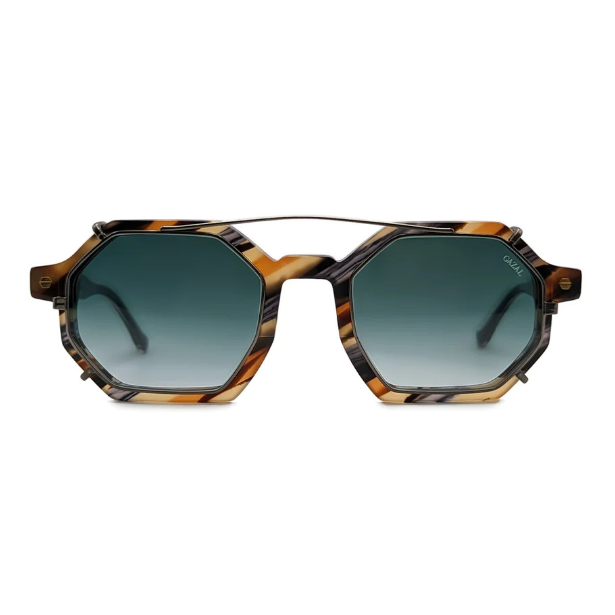 GAZAL EYEWEAR Beethoven with Sun Clip | 2 Colors Available